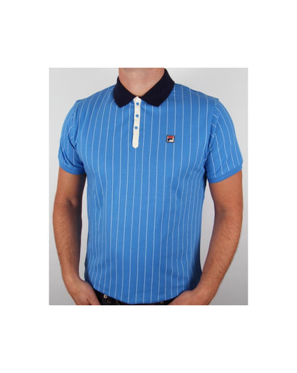 Fila Vintage Mk1 Settanta Poloshirt Ozeanblau 