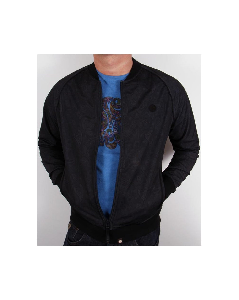 Pretty Green Seaforth Trainingsjacke Schwarz