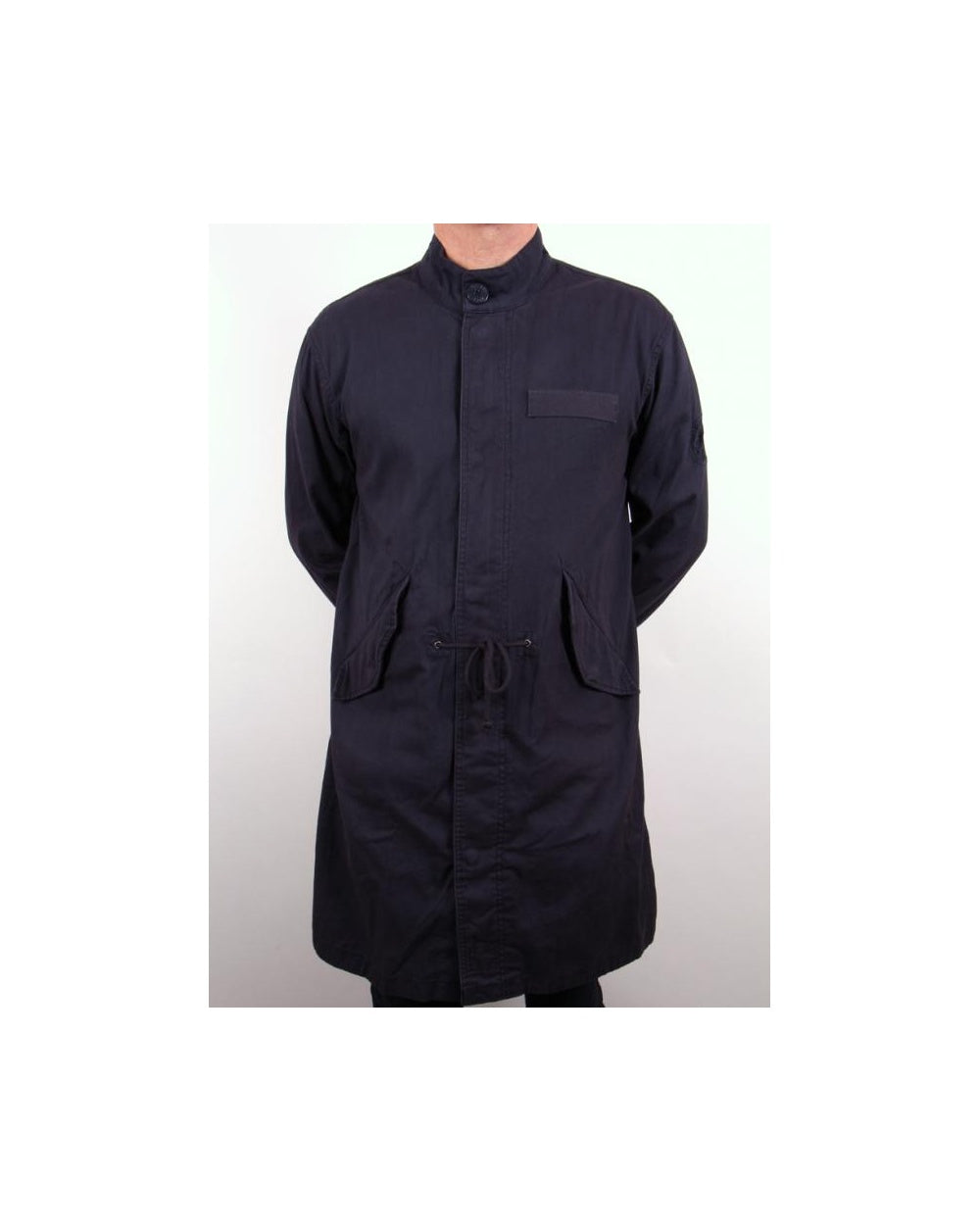 Pretty Green Deansgate Parka Marineblau
