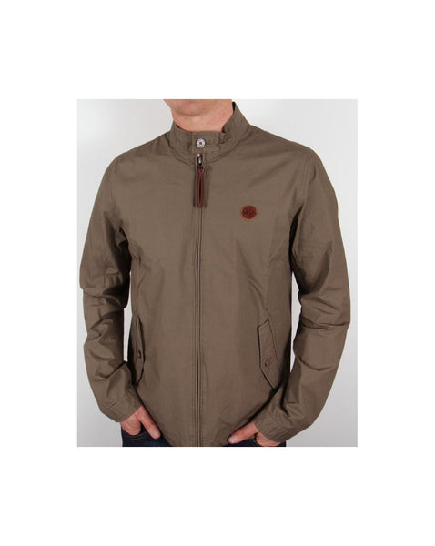 Pretty Green Kingsway Harrington Khaki Green