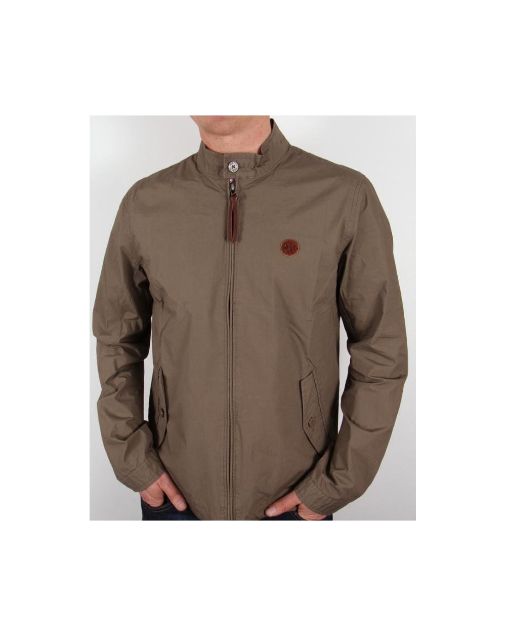 Pretty Green Kingsway Harrington Khakigrün