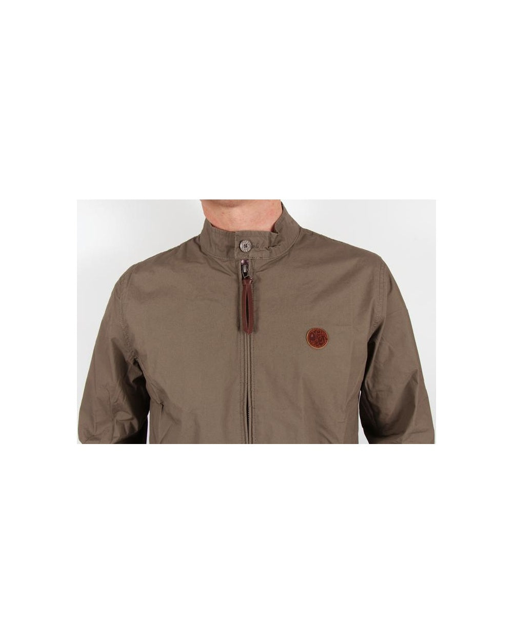 Pretty Green Kingsway Harrington Khakigrün