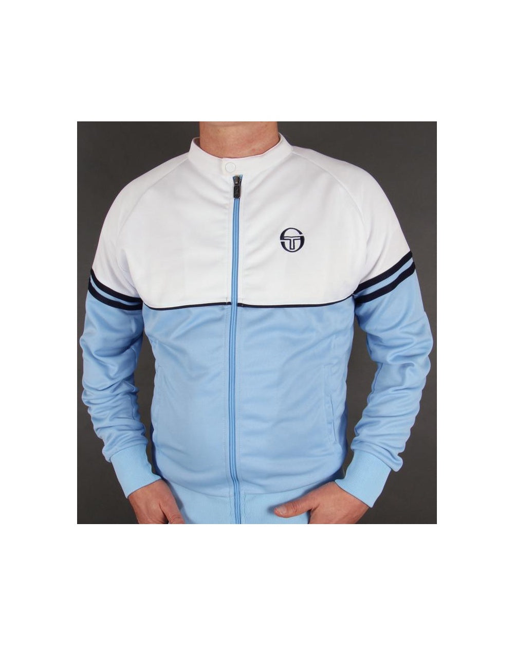 Sergio Tacchini Orion Trainingsjacke Himmelblau/Weiß