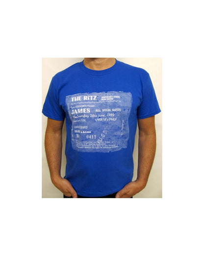 Stub Clothing James Ticket T-Shirt Königsblau