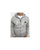 Street Sounds Back Print Zip Through Hoodie Grey