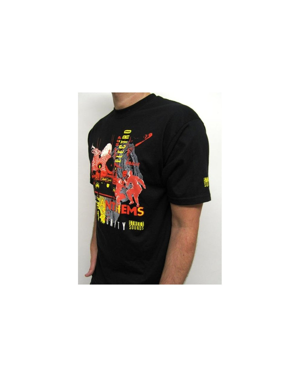Street Sounds Montage T-Shirt Schwarz