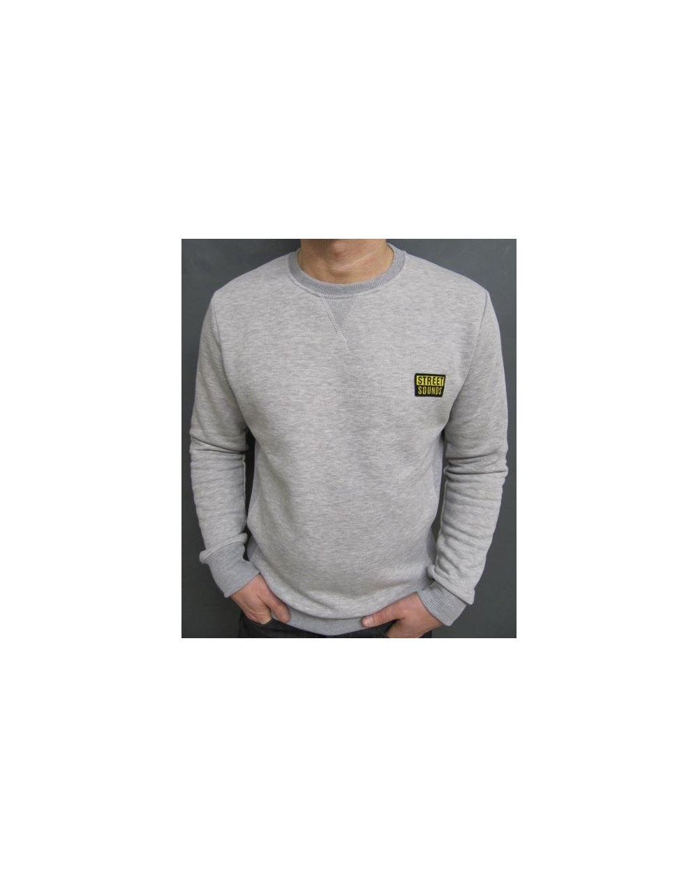 Street Sounds Rundhals-Sweatshirt Grau
