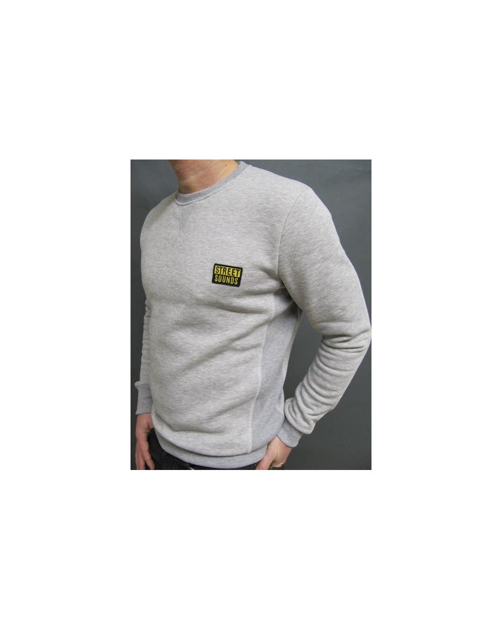 Street Sounds Rundhals-Sweatshirt Grau