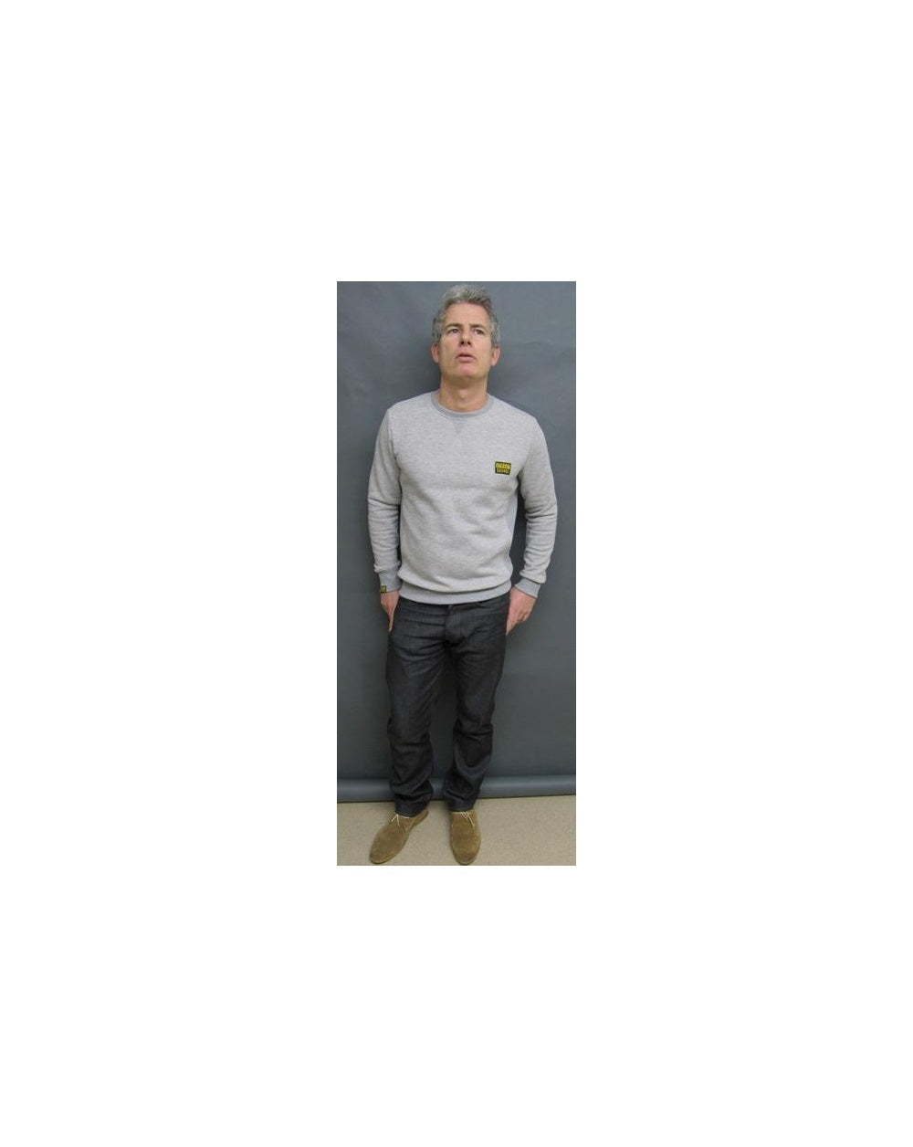 Street Sounds Rundhals-Sweatshirt Grau