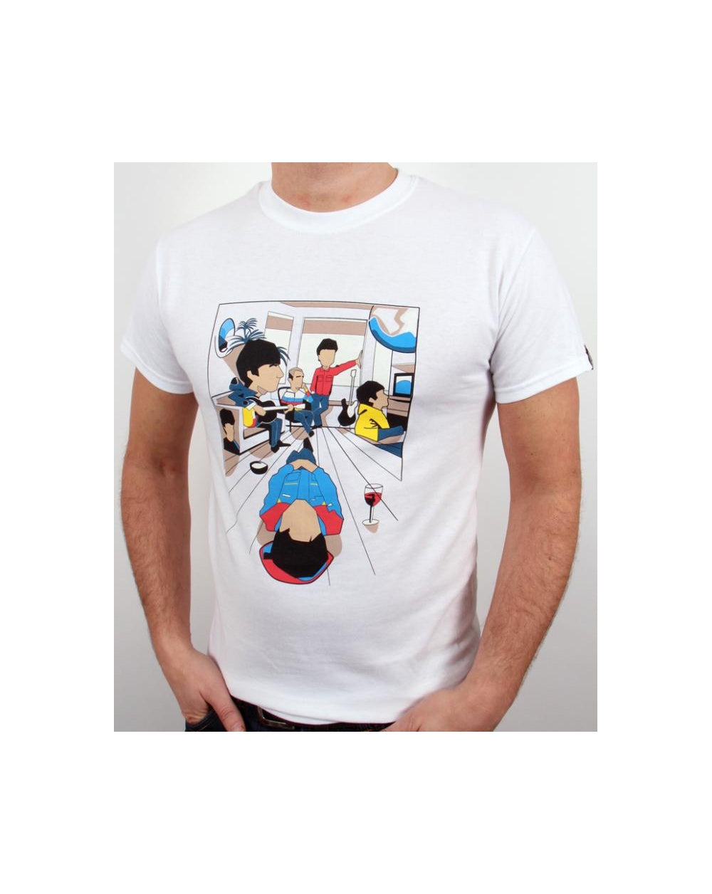 Minty Oasis T-Shirt Weiß