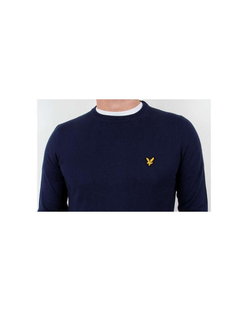 Lyle And Scott Crew Neck Jumper New Navy
