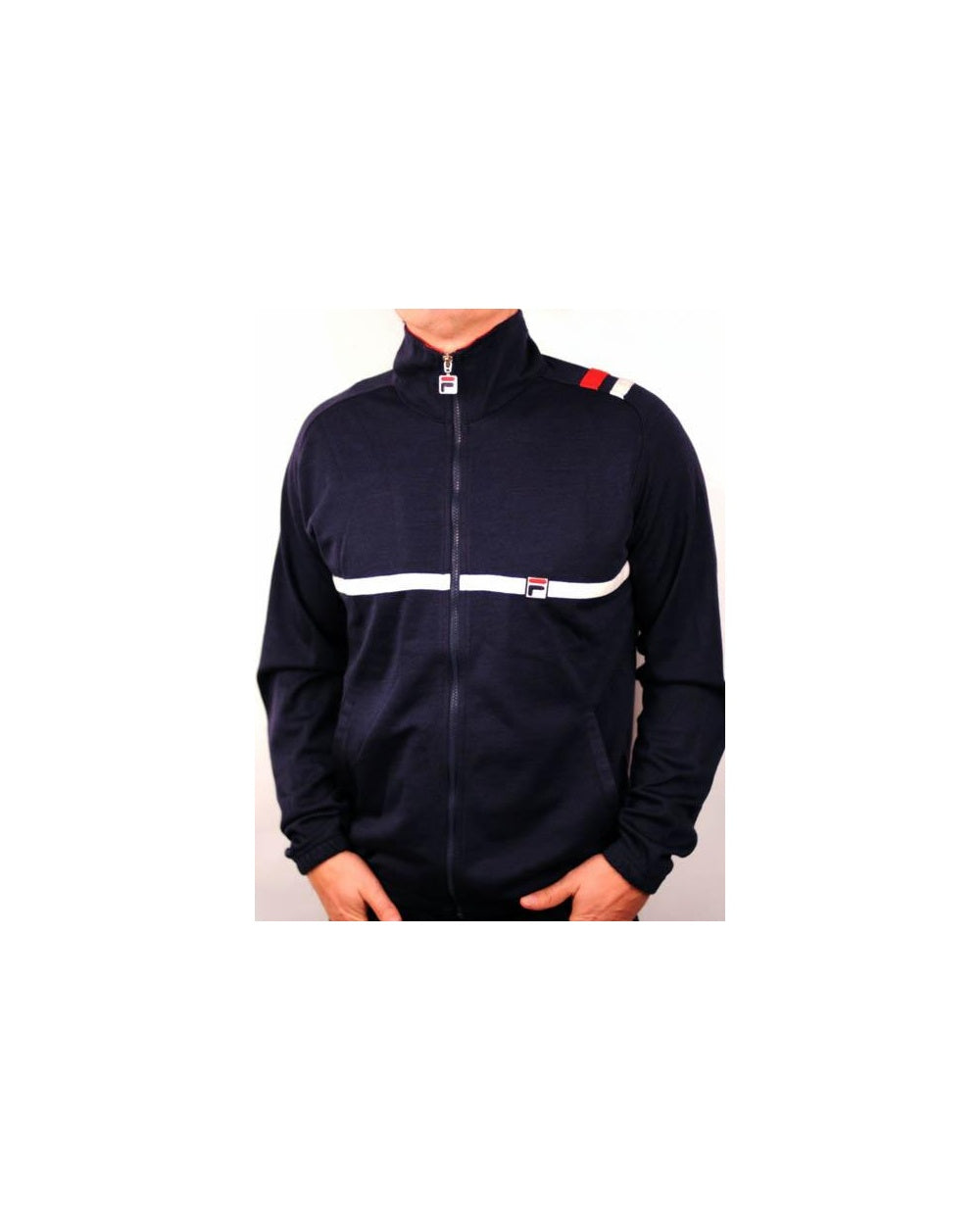 Fila Vintage Mk2 Settanta Trainingsoberteil, Marineblau