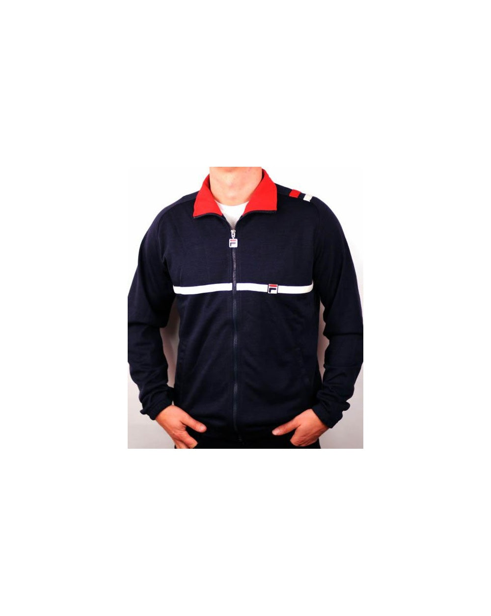 Fila Vintage Mk2 Settanta Trainingsoberteil, Marineblau
