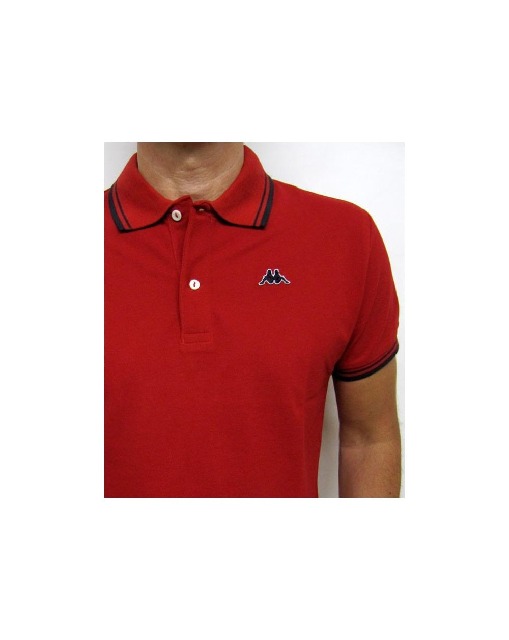 Robe Di Kappa Twin Tipped Polo Shirt Red/navy