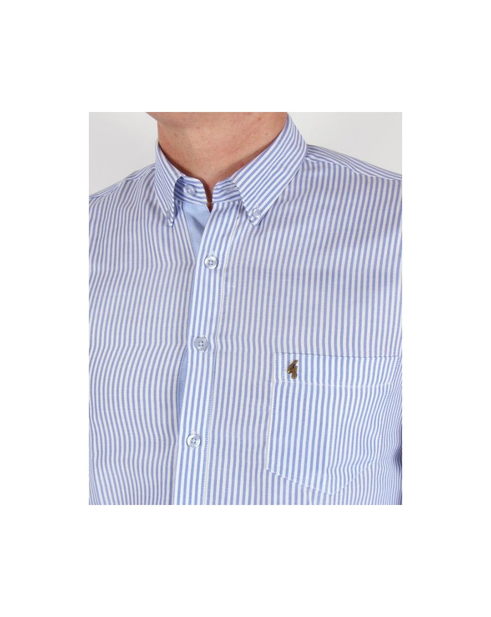 Gabicci Vintage Streifenhemd Blau/Weiß