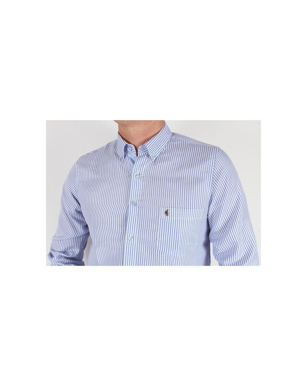 Gabicci Vintage Streifenhemd Blau/Weiß