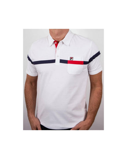 Fila Vintage Varelli Poloshirt Weiß