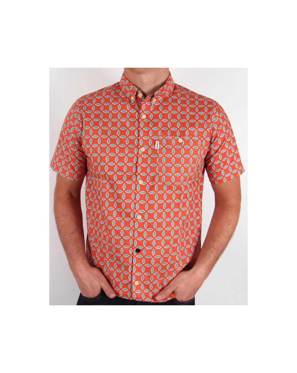 Weekend Offender Strathmere Hemd Orange