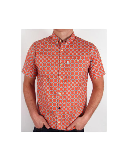 Weekend Offender Strathmere Hemd Orange