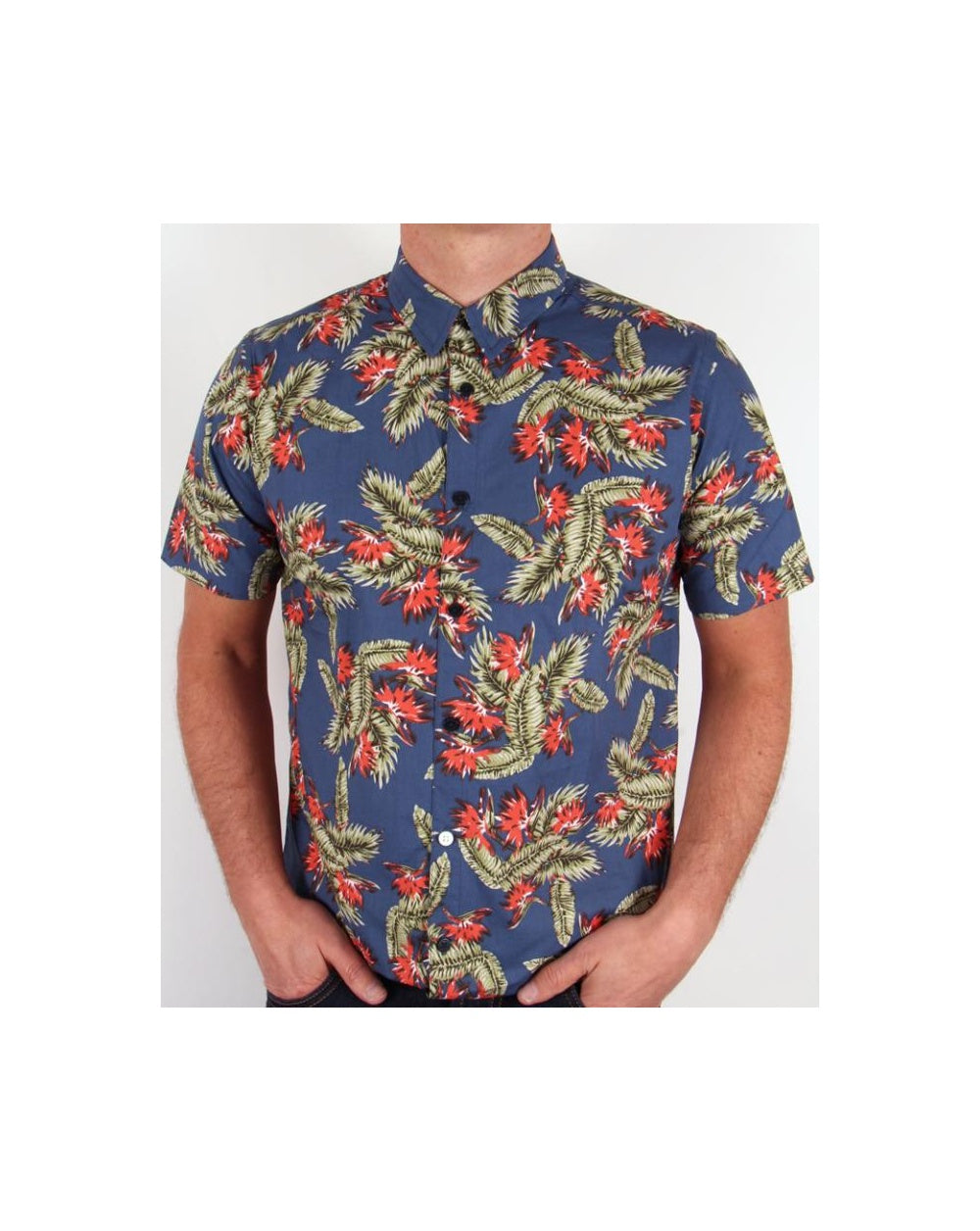 Weekend Offender Edgewater Hemd Marineblau