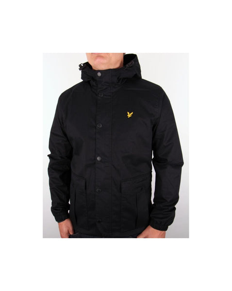 Lyle And Scott Microfleece Lined Jacket True Black