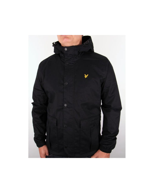 Lyle and Scott Lyle And Scott – Jacke mit Microfleece-Futter in echtem Schwarz