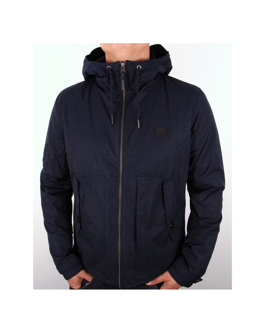 Pretty Green Pretty Green Radway Kapuzenjacke Marineblau