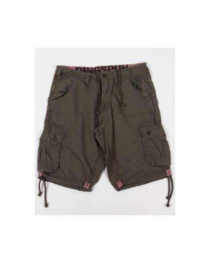 Ringspun Combat Shorts Olivgrün