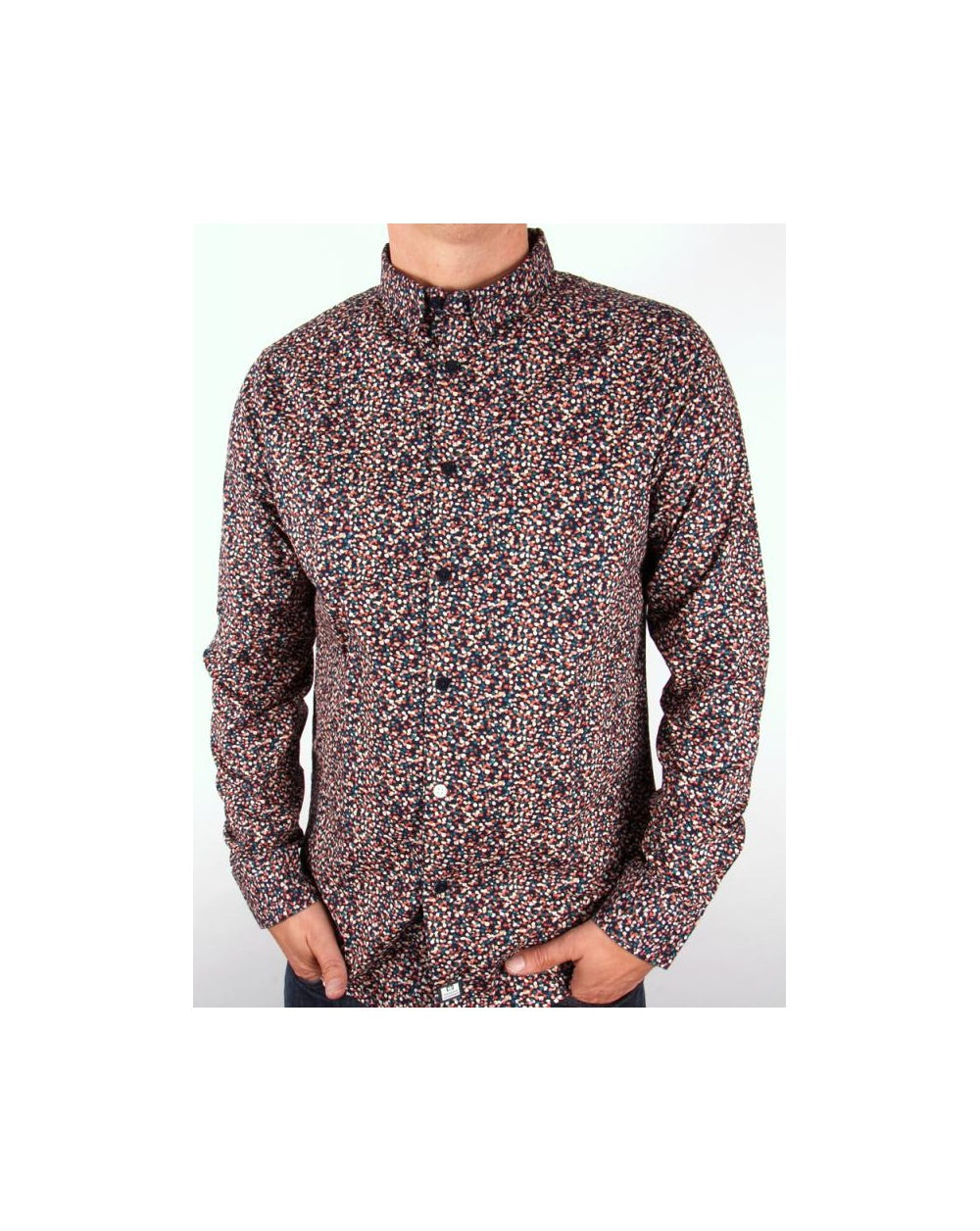 Weekend Offender Indus Langarmhemd Blau
