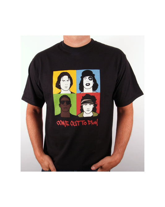 80er Casuals Warriors T-Shirt Schwarz