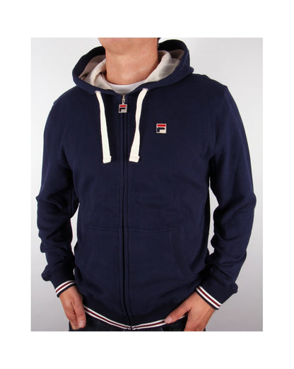 Fila Vintage Merlo Fz Hoodie Marineblau
