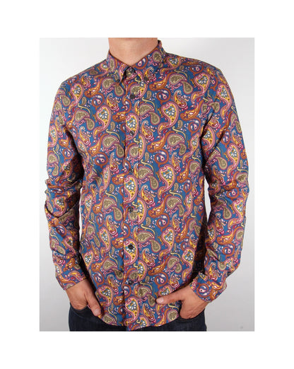 Pretty Green Vintage Paisley Hemd Multi