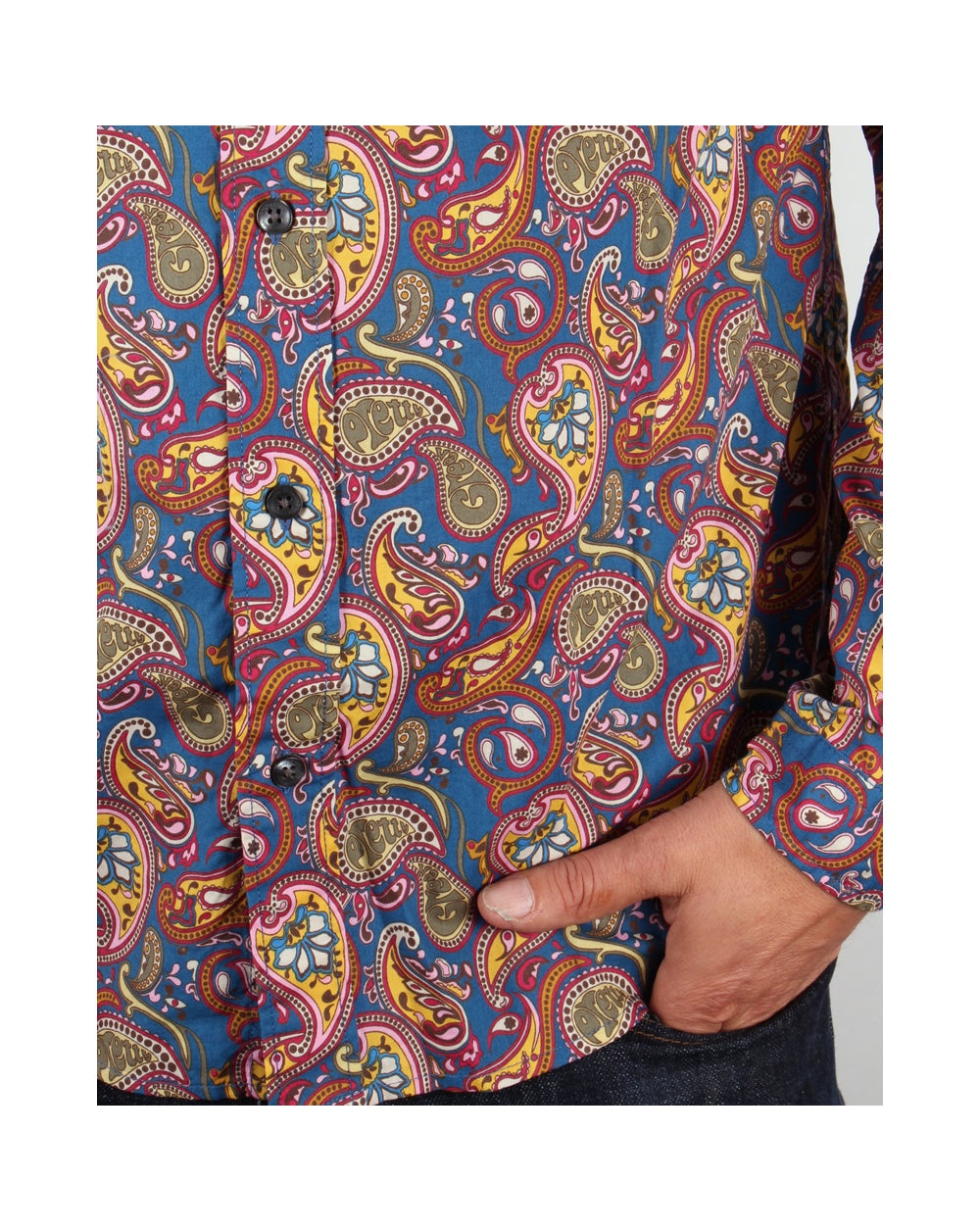 Pretty Green Vintage Paisley Hemd Multi