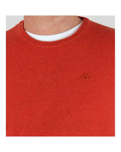 Robe Di Kappa Lammwollpullover mit Rundhalsausschnitt, Aprikose