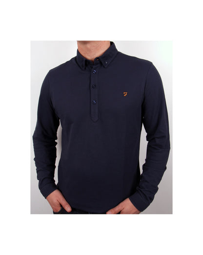 Farah Merriweather Poloshirt Marineblau