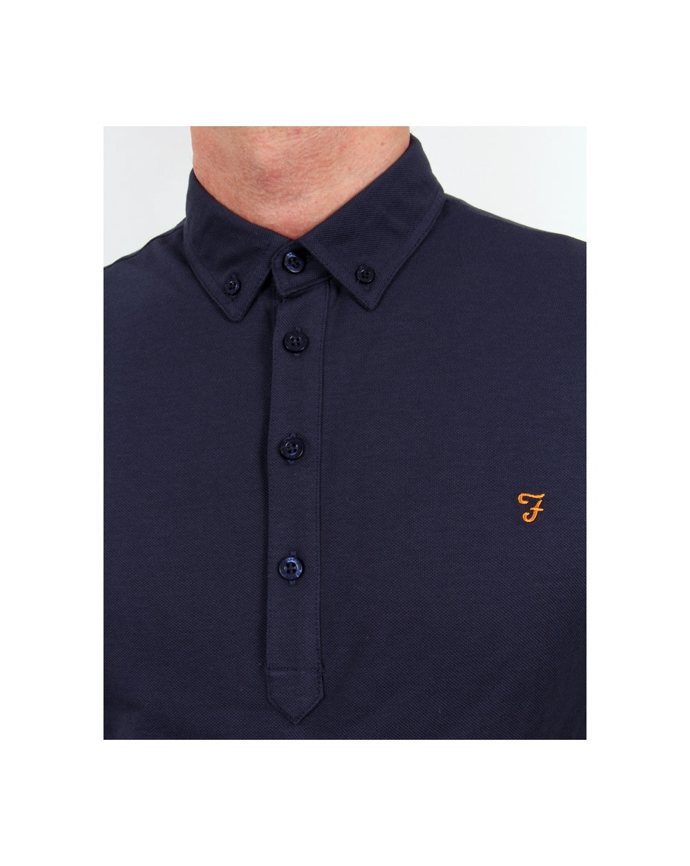 Farah Merriweather Poloshirt Marineblau