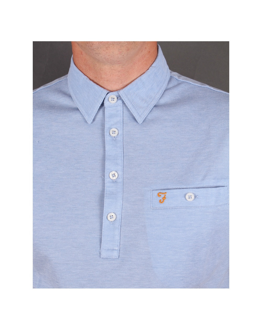 Farah Tennyson Poloshirt Polarblau