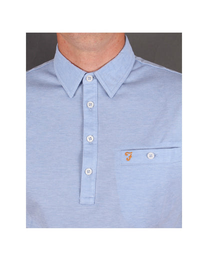 Farah Tennyson Poloshirt Polarblau