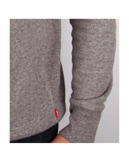 Levis – Grau meliert – Sweatshirt mit Rundhalsausschnitt