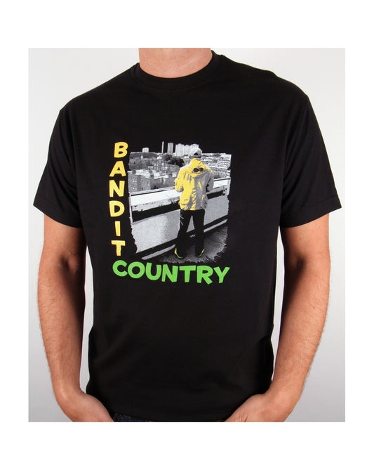 80er Casuals Bandit Country T-Shirt Schwarz