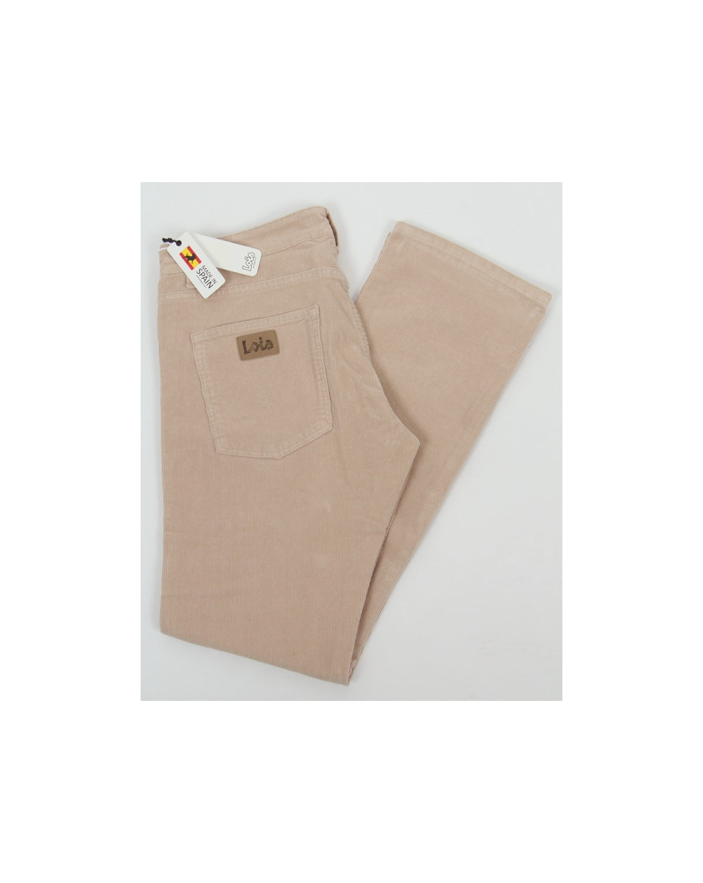 Lois Regular Slim Nadelkordeln Sand