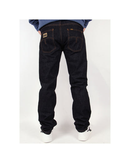 Lois Santiago – Regular Taper-Jeans in dunkler Waschung