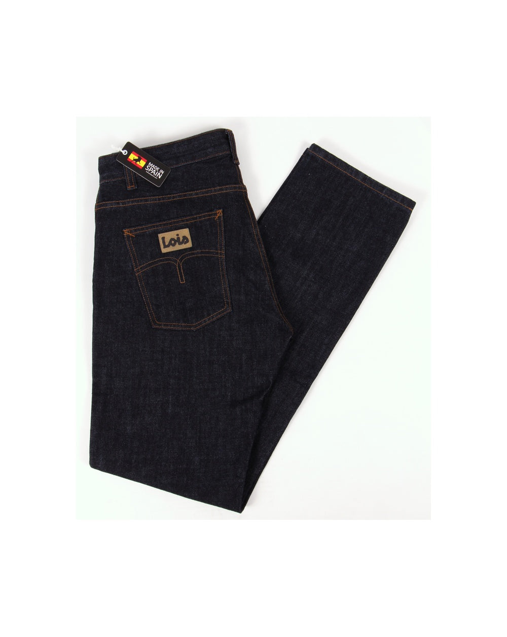 Lois Santiago – Regular Taper-Jeans in dunkler Waschung