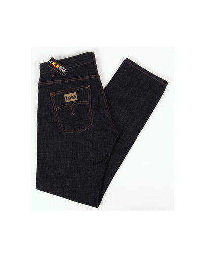 Lois Santiago – Regular Taper-Jeans in dunkler Waschung