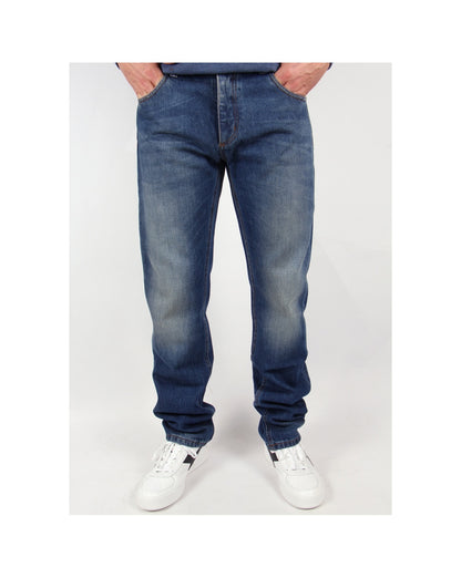 Lois Santiago – Jeans mit normaler, konischer Passform und Vintage-Waschung