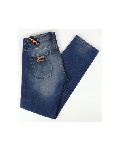 Lois Santiago – Jeans mit normaler, konischer Passform und Vintage-Waschung