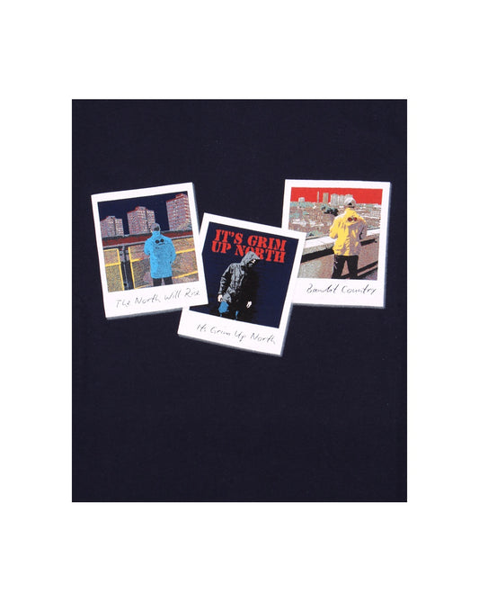 80s Casuals The North T-Shirt Marineblau