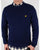 Lyle And Scott Lambswool Crew Neck Jumper Navy Blue