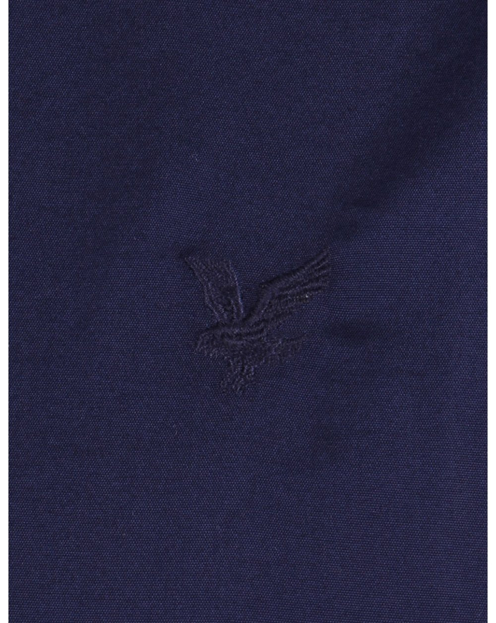 Lyle And Scott – Langärmliges Popeline-Hemd mit Tonal Badge, Marineblau