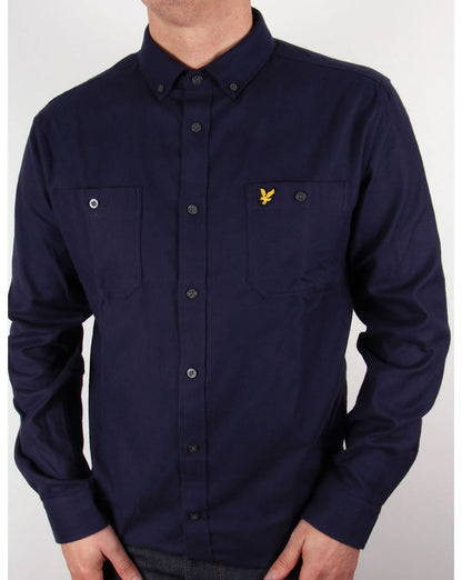 Lyle And Scott Hemd Marineblau